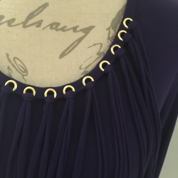 Michael Kors Purple Long Sleeved Top Size S - Picture 7 of 7